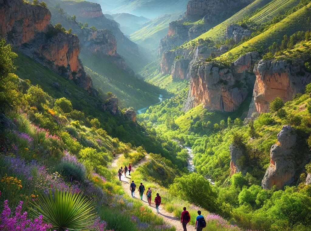 Ruta del tajo del abanico