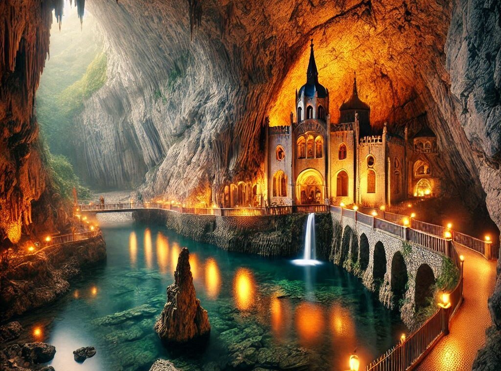 Cueva de la Santina en Covadonga, Asturias