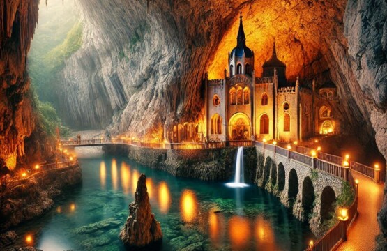 Cueva de la Santina en Covadonga, Asturias