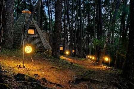 Glamping The Teepee