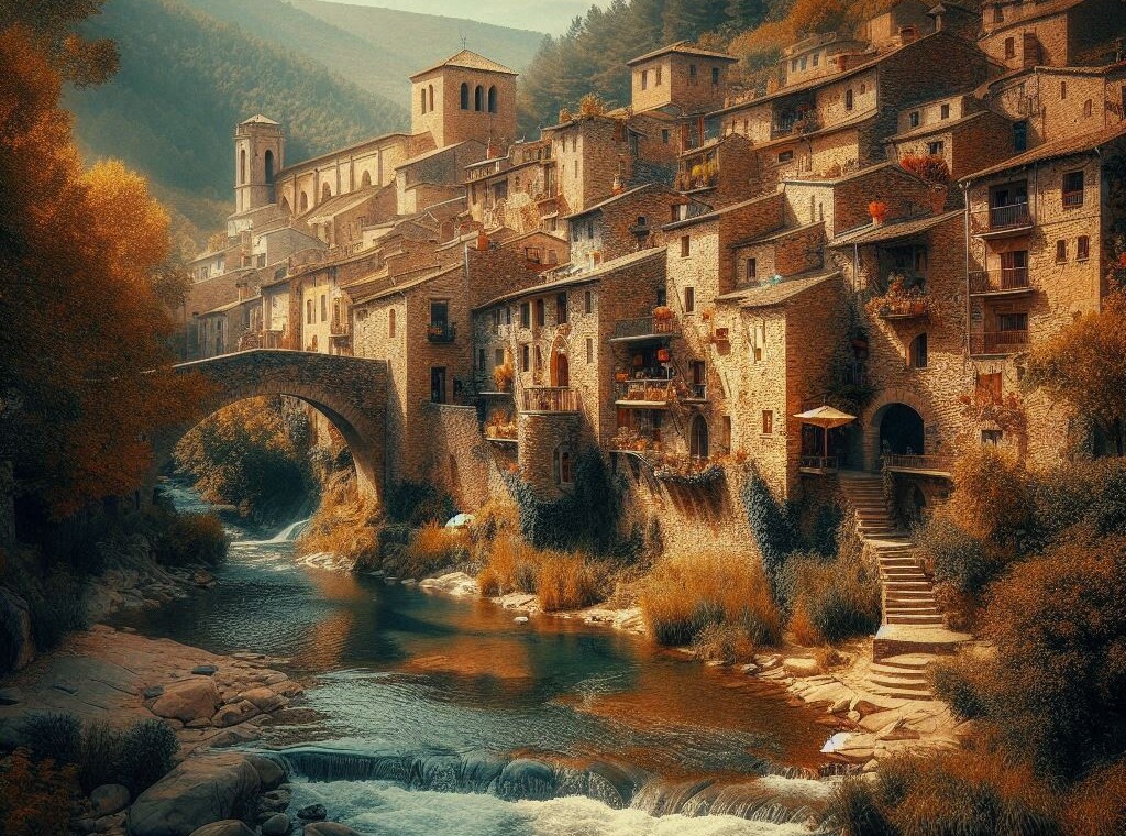 Pueblos medievales de cataluña