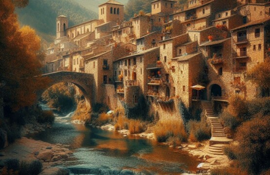 Pueblos medievales de cataluña