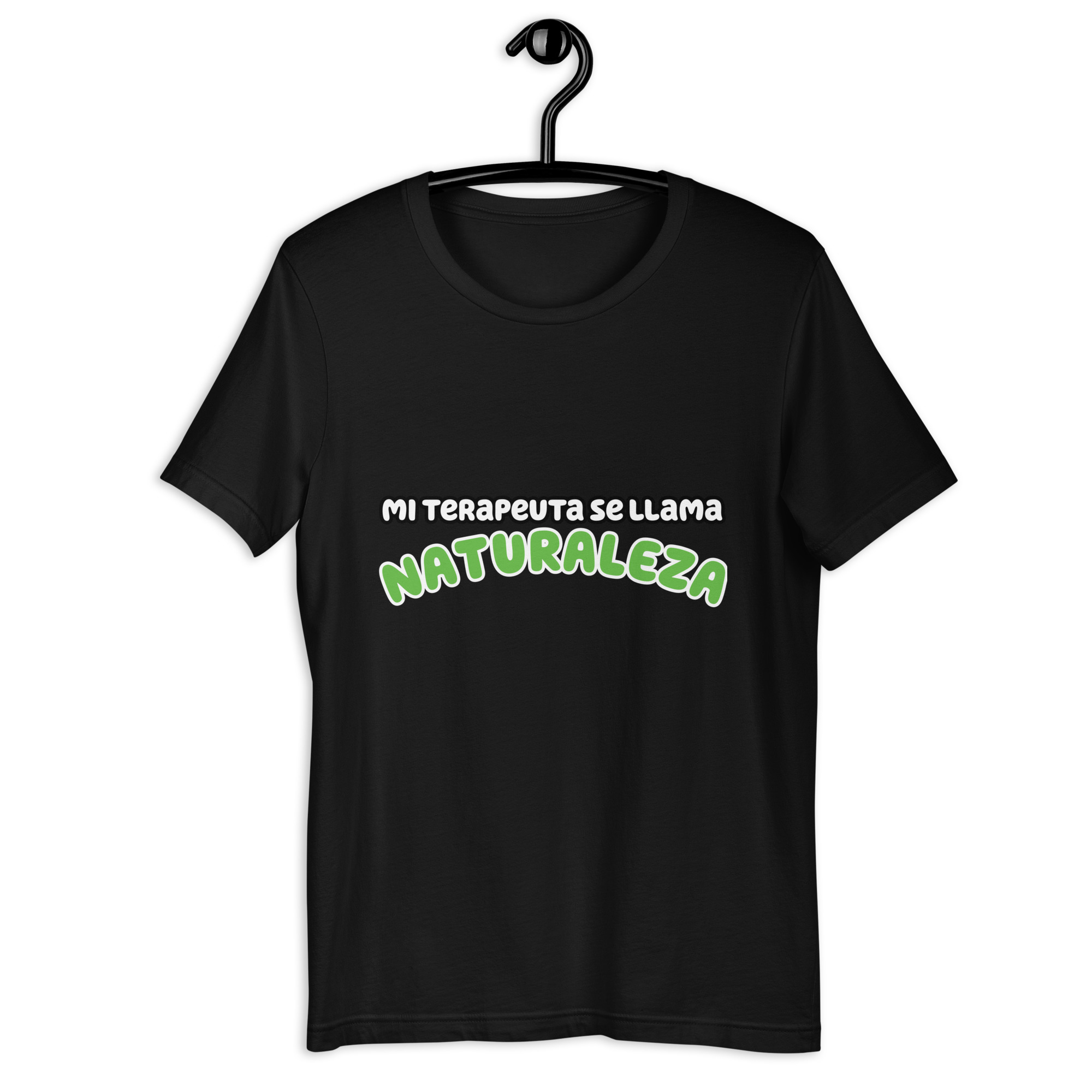 Camiseta mi terapeuta es la naturaleza
